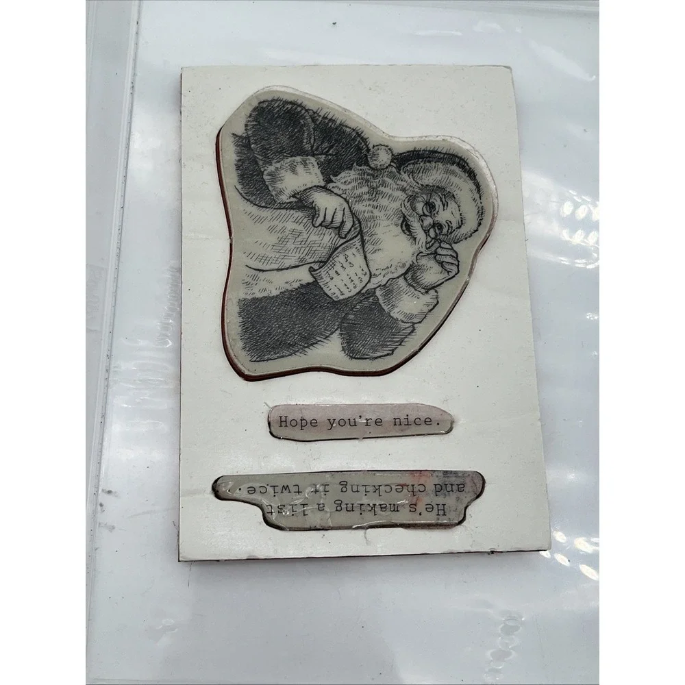 Mixed‎ Lot Cling Rubber Stamps Stampin' Up Hero Arts TPC Studio